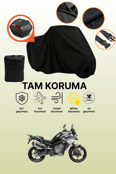dokaca مظلة دراجة نارية متوافقة مع CFmoto 800MT Sport متوافقة مع الحقيبة الخل...