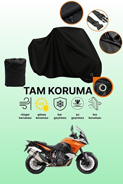 dokaca قماش دراجة نارية متوافق مع KTM 1190 Adventure متوافق مع قفل أسود