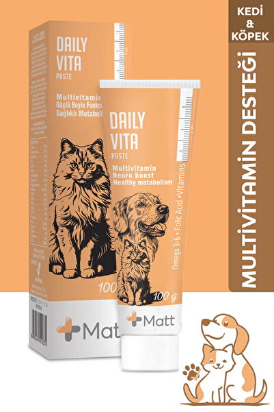matt Daily Vita Paste – Kedi & Köpek Multivitamin Macun