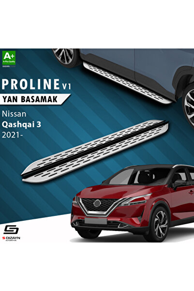 S Dizayn Nissan Qashqai 3 OEM Still Pro V1 Aluminyum Yan Basamak 173 Cm 2021 ...