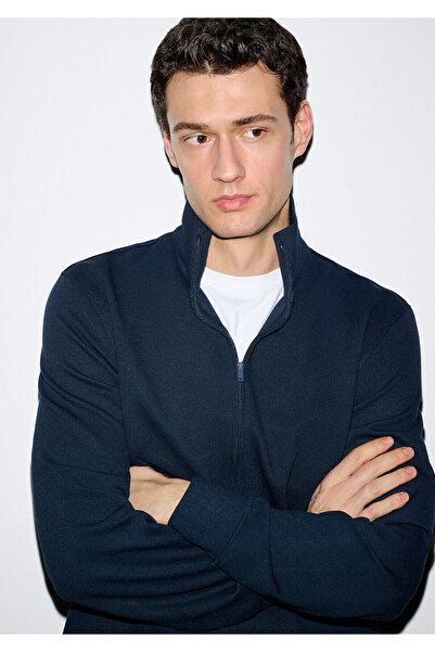 Mavi Flexible Navy Blue Travel Sweatshirt 0S10560-70497