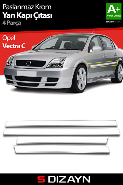 S Dizayn S-Dizayn Opel Vectra C Krom Yan Kapı Çıtası 4 Prç 2002-2009 6814140