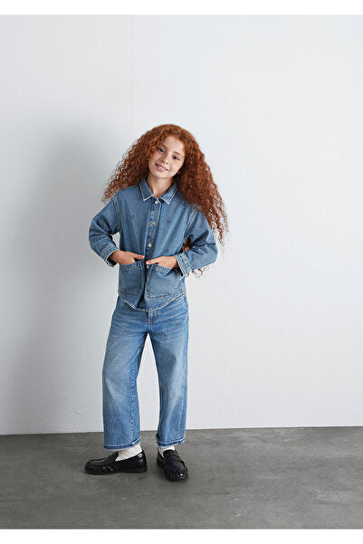 Mavi Cămașă Lullu din denim deschis, croială normală / obișnuită croială 7210...