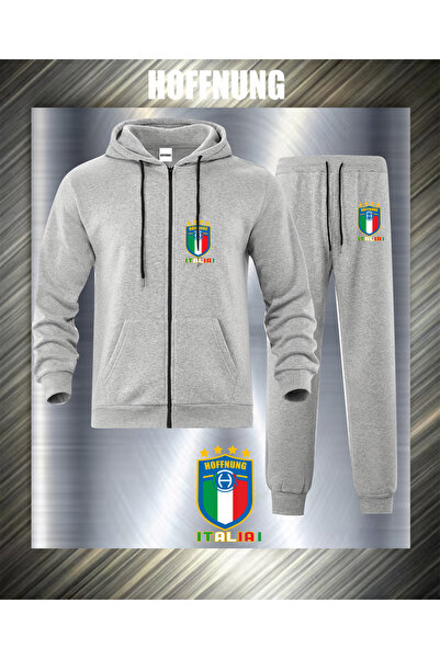 HOFFNUNG Unisex Men/Women Italia Unisex Hooded Oversize Elastic Leg Tracksuit...
