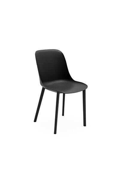 Tilia Shell-P Polipropilen Sandalye Siyah - Bahçe, Balkon, Dış Mekan, Kafe, R...