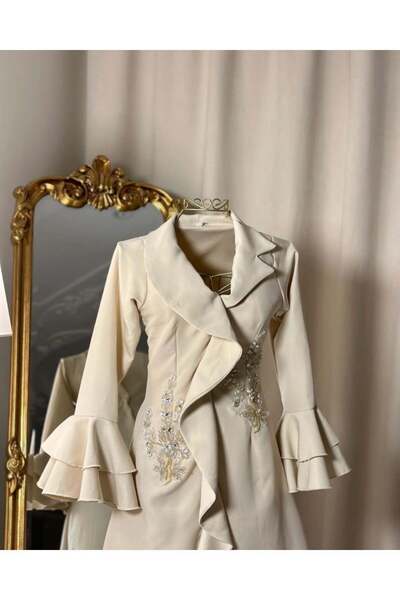 vanus fashion فستان طويل بأكمام ( 7 الوان) 4362