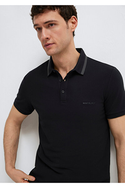 Mavi Černé Polo tričko Slim Fit / Slim Fit 0611829 -900