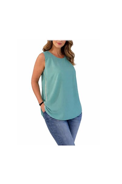 YAYA blouse B103V green,