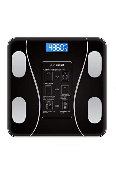 divendi-ro Cântar inteligent pentru corp, cu diagnosticare și termometru, USB...