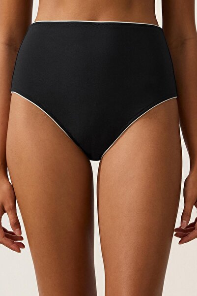 Oysho Piping detaylı klasik yüksek bel bikini altı