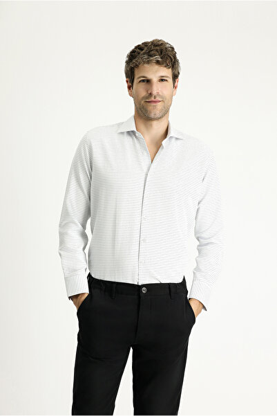 Kiğılı Cămașă cu mânecă lungă, slim fit, cu model clasic, din bumbac, ușor de...