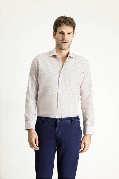 Kiğılı Cămașă din bumbac slim fit cu model - mânecă lungă