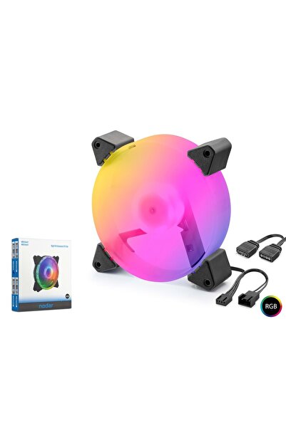 NODAR Nd2665 Case Fan 5. Nesil Rgb 12 cm - Black