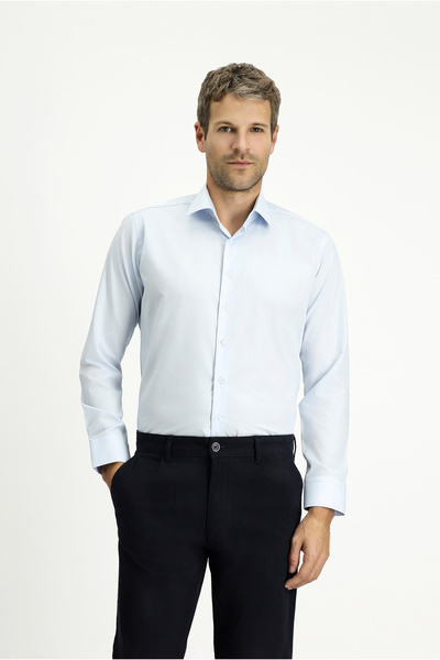 Kiğılı Cămașă clasică din bumbac, cu mânecă lungă, slim fit