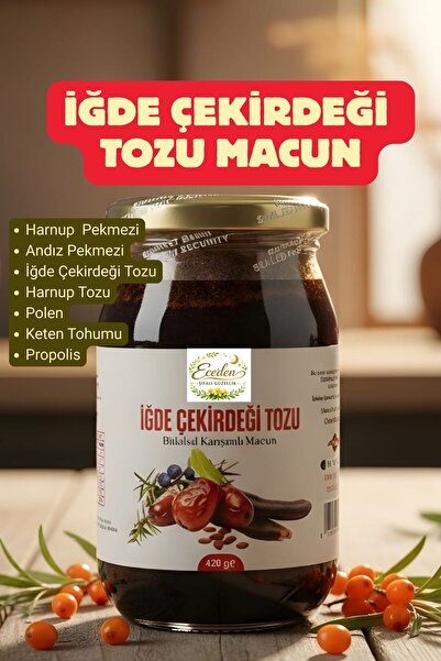 Eceden Şifalı Güzellik İğde Çekirdeği Tozu Macunu 420 Gr