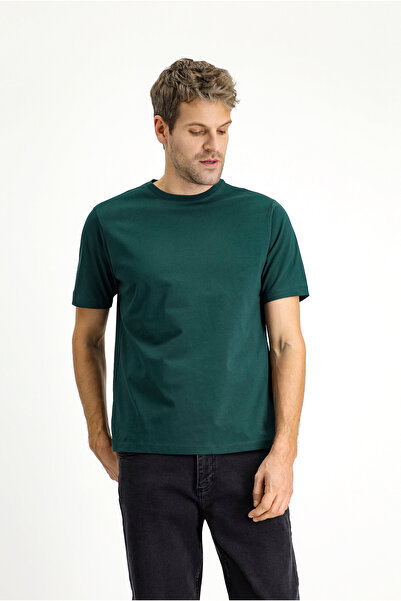 Kiğılı Μπλουζάκι με λαιμόκοψη κανονικής εφαρμογής 100% βαμβάκι