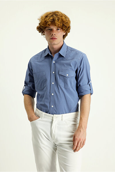 Kiğılı Cămașă sport cu mânecă lungă din bumbac