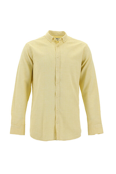 Kiğılı Cămașă sport din bumbac, cu mânecă lungă, slim fit