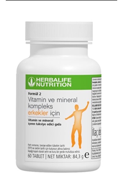 Herbalife Formül 2 Vitamin Ve Mineral Kompleks Erkekler Için 60 Tablet
