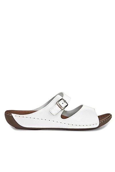 Muya Mesem Anatomical Sole Four Seasons Genuine Leather Women's Slippers