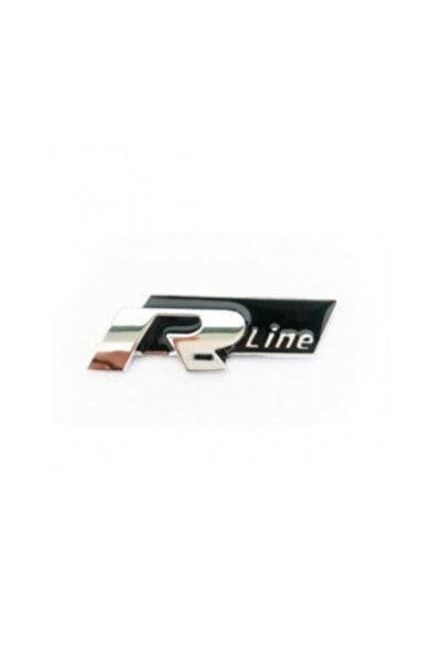 Xenon Bright Emblemă autoadezivă neagră R-LINE