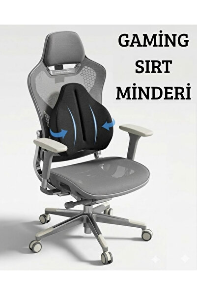 Arnee Visco Bel Yastığı Sırt Minderi Ortopedik Visko Yastık Bel Sırt destek m...