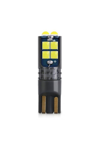 Xenon Bright Bec auto cu LED-uri Canbus T10 cu 10 SMD 3030 12V T10-3030-10SMD-A