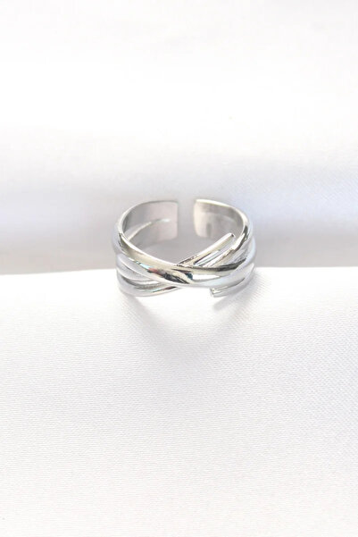 Skygo Thick Silver Color Adjustable Ring - Tj-Byk3102