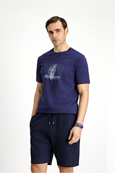 Kiğılı Tricou SlimFit cu guler rotund