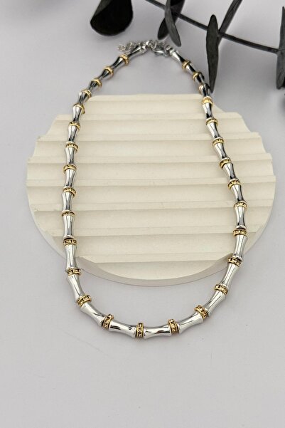 BULUT SEPETİ قلادة ليلى فضية اللون مقاس 40+5 سم