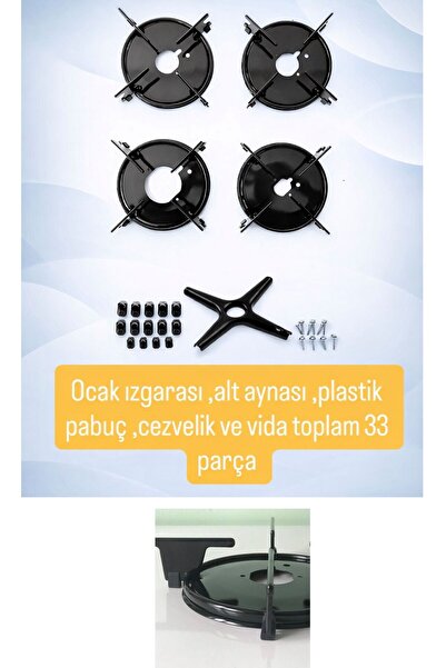 Becenhouse Vestel ,Beko ve Birçok Marka Için Cam Ocak Izgara Takımı-Ankastre-...