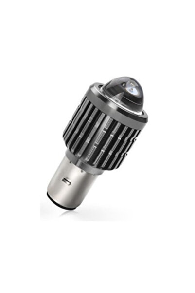 Xenon Bright Bec LED BA20D (H6) pentru far moto, Atv, scuter, putere 15W, lum...