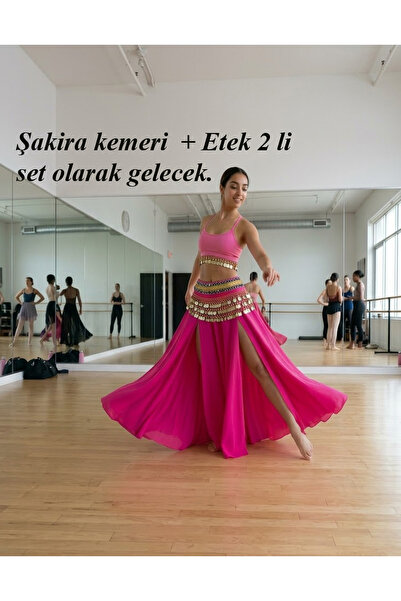 Kaftan Collection Set fustă și şală pentru dans oriental curea i