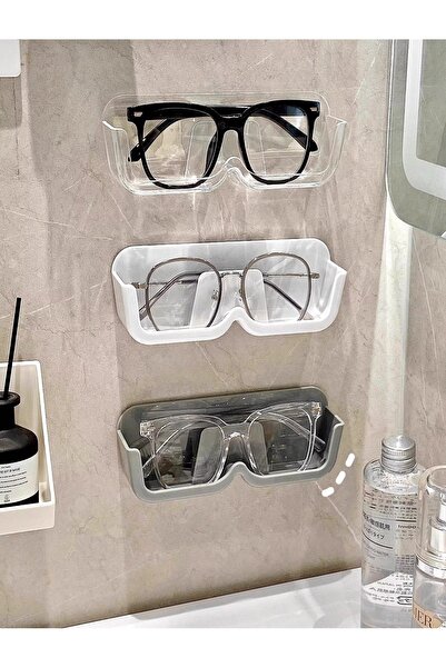 TEMBAY Şeffaf Yapışkanlı Gözlük Düzenleyicisi, Güneş Gözlüğü Organizeri, Gözl...