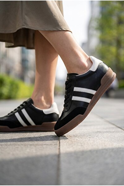 Lufian 121230030 حذاء لييا الرياضي للجنسين حذاء رياضي تريند باللون الأسود