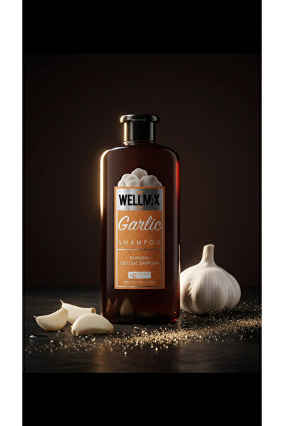 Wellmax Garlic Extract Shampoo 500 ml – Anti-Hair Loss Strengthening Salt-Fre...