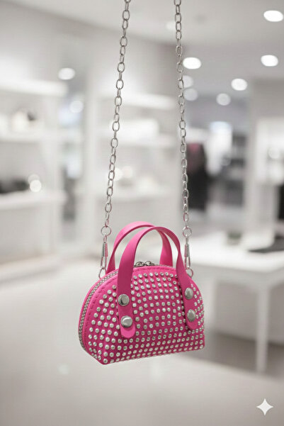 Merdiven6 حقيبة كتف بسلسلة صغيرة