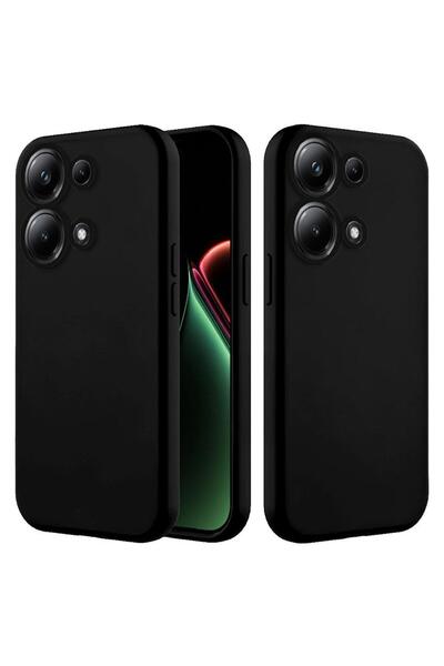 Zebana Xiaomi Poco M6 Pro Compatible Velvet Erasable Launch Case Black