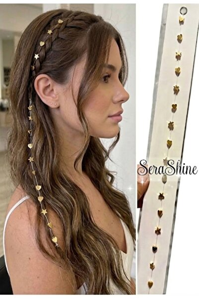 Serashine Κορδόνι μαλλιών με χάντρες, αξεσουάρ μαλλιών