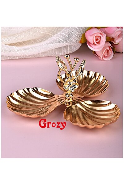 AVMSTORE GOLD 3 adet ÇEREZLİK SUNUMLUK KAHVE YANI