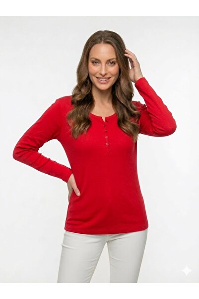 QYA Clothing ΒΑΣΙΚΟ ΜΑΚΡΥΜΑΝΙΚΟ ΜΑΚΡΥΜΑΝΙΚΟ ΜΠΛΟΥΖΑ 100% ΒΑΜΒΑΚΙ