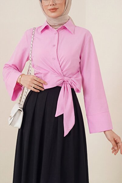 HİJABAYA Πουκάμισο με ισπανικά μανικετόκουμπα με πλαϊνά δεσίματα