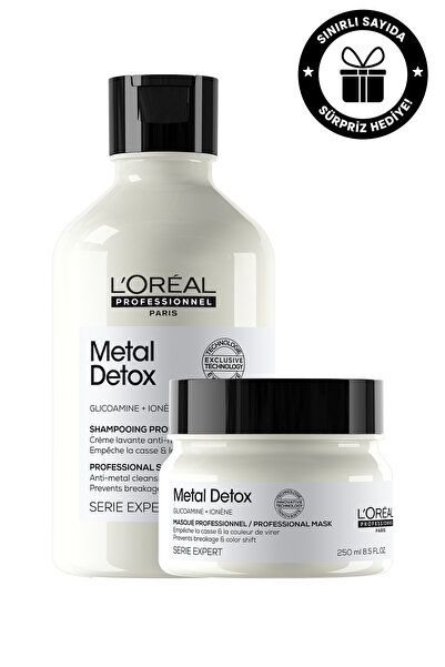 L'oreal Professionnel İşlem Görmüş ve Yıpranmış Saçlar İçin Metal Karşıtı Arı...