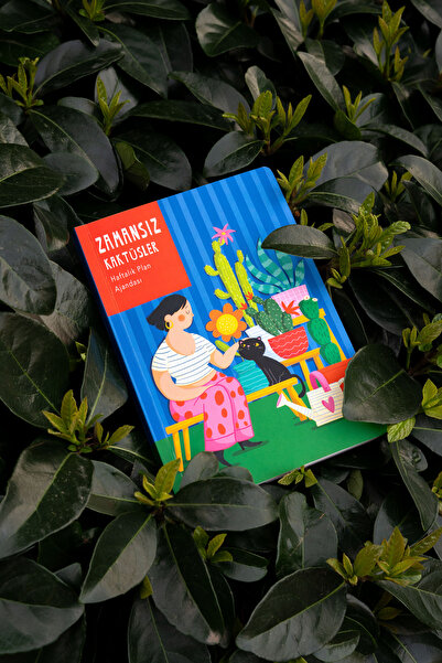 Meli Melek Agendă atemporală Melimelek Cactus Blue (cu autocolante)