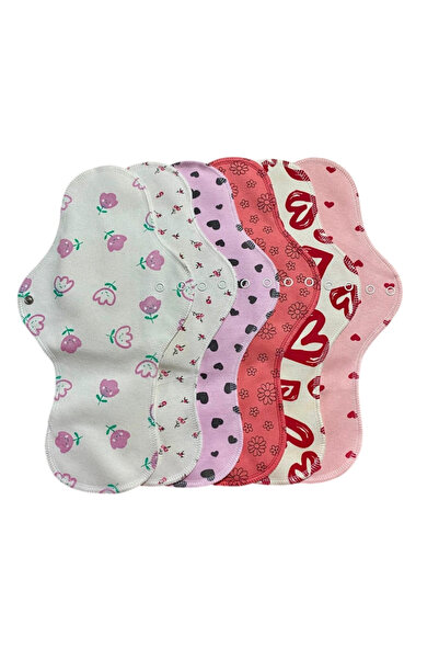 Ponped Yıkanabilir Doğal Kadın Pedi 6'lı (XL)