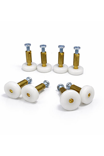 AYRINTISHOP Banyo Duşakabin Ve Cam Kabin Tekerleri çap 18mm boy uzunluk 24mm ...