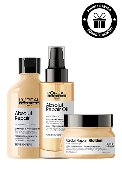 L'oreal Professionnel Serie Expert Profesyonellerin Bakım Seti, Absolut Repair