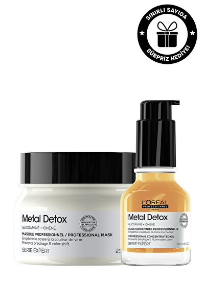 L'oreal Professionnel Serie Expert Arındırıcı Metal Detox Set