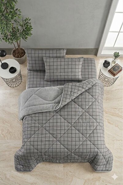 BAMİROSE طقم لحاف مزدوج الجوانب فاخر من دايموند لوكس ويلسوفت + غطاء وسادة، طق...