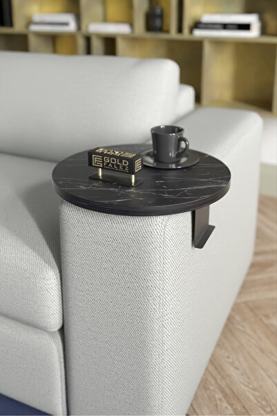 ilkal Yan Sehpa Ayarlanabilir Tepsi Dekoratif Modern Tepsi Koltuk Sehpası Bendir